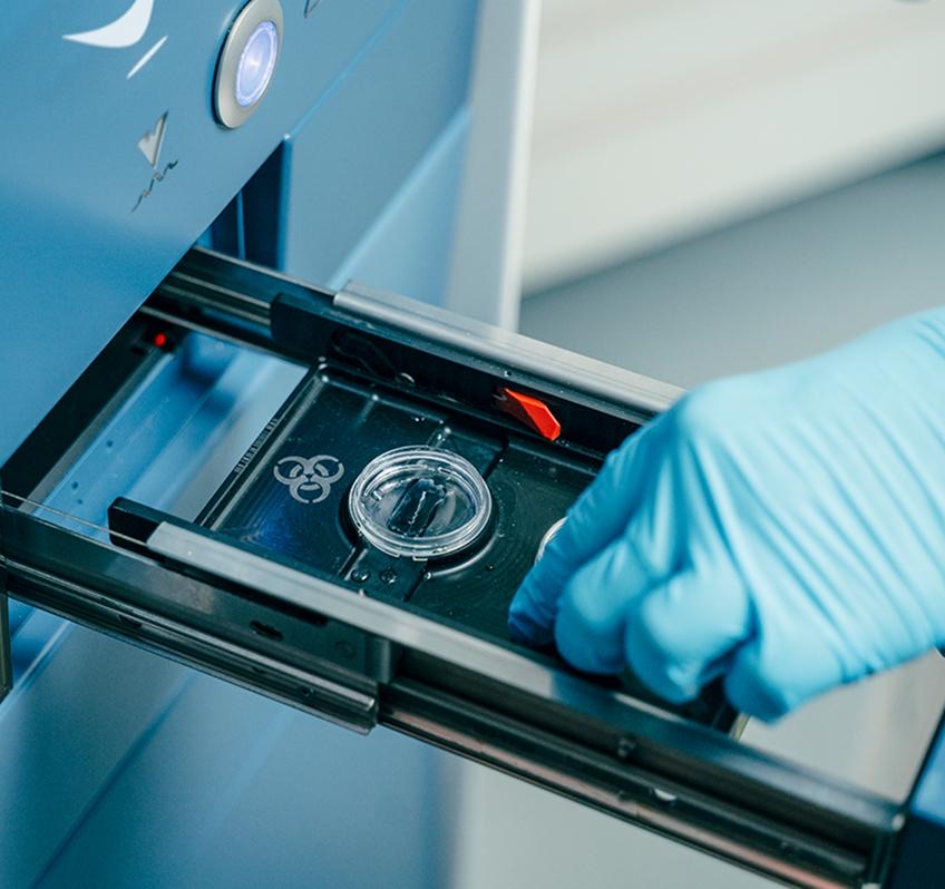 Surgical microscope in a clinical setting